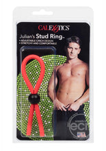 Load image into Gallery viewer, Julians Stud Ring Lasso Cock Ring - Multicolored
