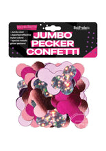 Load image into Gallery viewer, Bachelorette Mylar Party Pecker Confetti Jumbo - Multicolor
