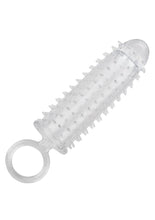 Load image into Gallery viewer, Textured Extension Set Penis Sleeves (3 piece) - Clear
