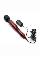 Load image into Gallery viewer, Doxy Original Wand Plug-In Body Massager - Rose Pattern Red/Black
