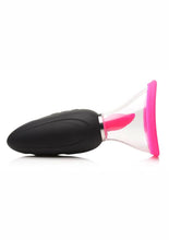 Load image into Gallery viewer, Inmi Lickgasm Mini 10X Licking &amp; Sucking Rechargeable Silicone Clitoral Stimulator - Black/Pink
