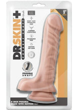 Load image into Gallery viewer, Dr. Skin Posable Dildo with Balls - 9in (availabe in 2 colours)
