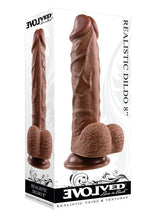Load image into Gallery viewer, Evolved : Realistic Dildo 8” Chocolate
