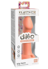 Load image into Gallery viewer, Dillio Platinum Big Hero Silicone Dildo 6in (available in 2 colours)
