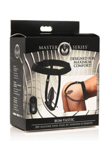 Load image into Gallery viewer, Master Series Bum-Tastic 28X Rechargeable Silicone Anal Plug with Harness &amp; Remote Control
