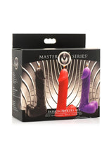 Load image into Gallery viewer, Master Series Passion Peckers Candle Set - Black, Purple, Red
