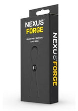 Load image into Gallery viewer, Nexus Forge Single Lasso Adjustable Silicone Cock Tie - Black

