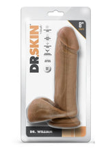 Load image into Gallery viewer, Dr. Skin - Dr. William - 8 Inch Dildo With Balls (availabe in 2 colours)
