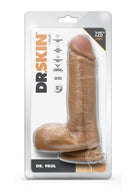Dr. Skin Dr. Paul Dildo with Balls and Suction Cup 7.25in (availabe in 2 colours)