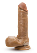 Load image into Gallery viewer, Dr. Skin Dr. Paul Dildo with Balls and Suction Cup 7.25in - Caramel
