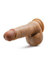 Load image into Gallery viewer, Dr. Skin Dr. Paul Dildo with Balls and Suction Cup 7.25in - Caramel
