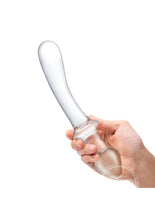 Load image into Gallery viewer, Glas: Classic Curved Dual-Ended Dildo 9in - Clear
