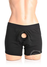 Load image into Gallery viewer, Strap U Incognito Boxer Harness with Hidden O-Ring - 3XLarge - Black
