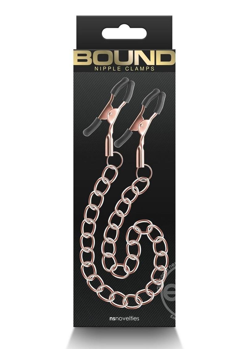 Bound Nipple Clamps DC2 - Rose Gold