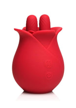 Load image into Gallery viewer, Bloomgasm : The Rose Fondle - 10x Silicone Rechargeable Massaging Rose Clit Stimulator

