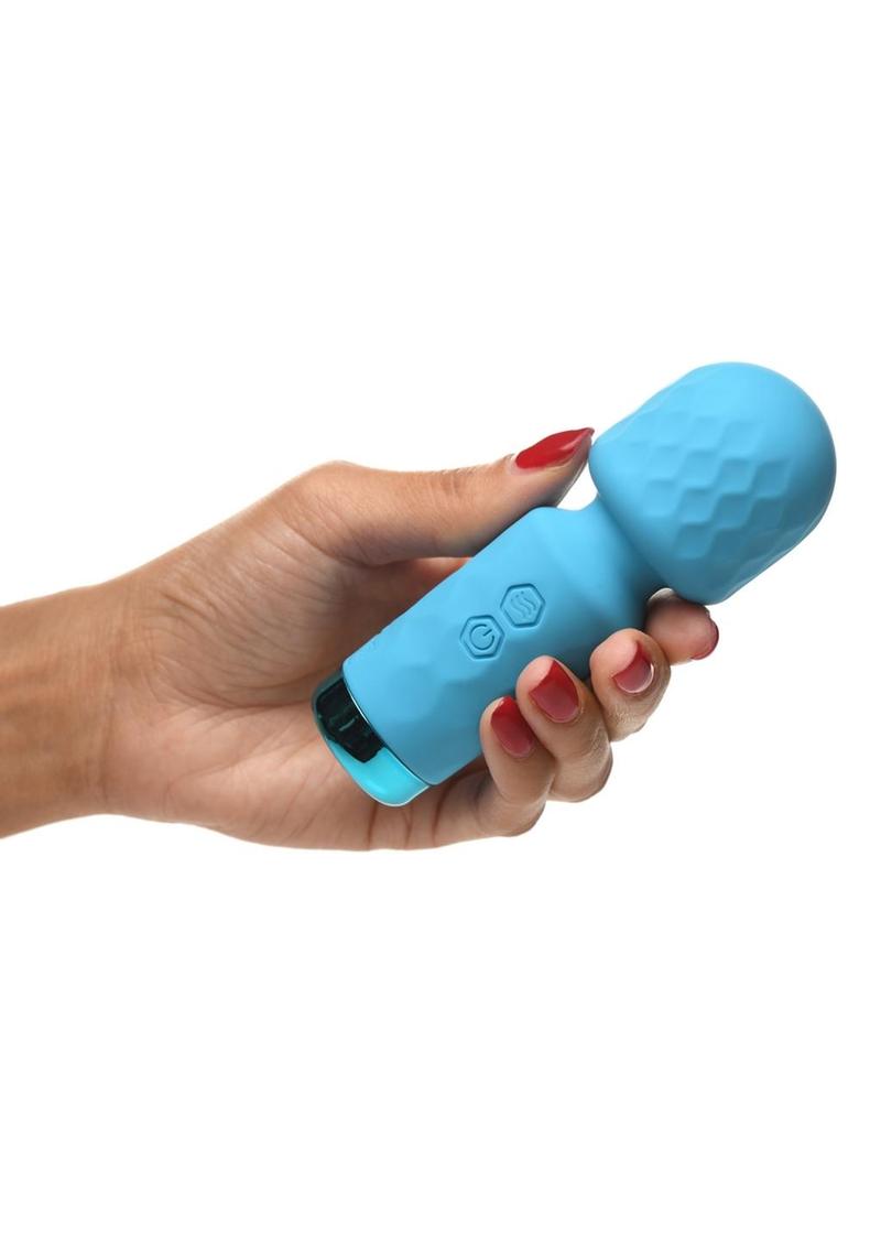 Bang! 10X Mini Silicone Rechargeable Wand [2 colours]