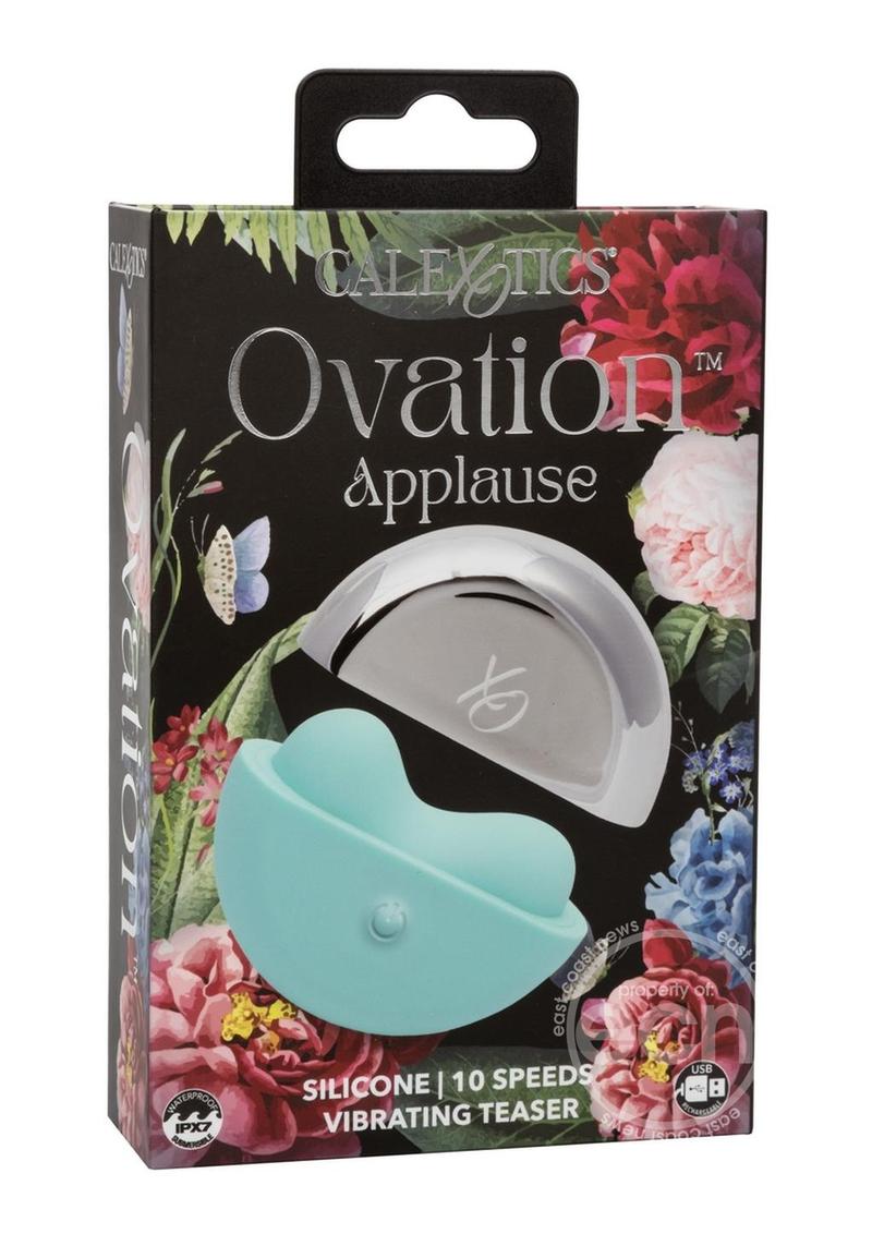 Ovation: Applause Rechargeable Silicone Clitoral Stimulator - Blue