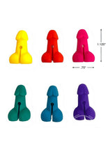 Load image into Gallery viewer, Candyprints Super Fun Penis Cocktail Markers (6 per Set) - Assorted Colors
