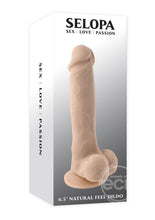 Load image into Gallery viewer, Selopa Natural Feel Dildo 6.5in with Balls [In Vanilla &amp; Chocolate]
