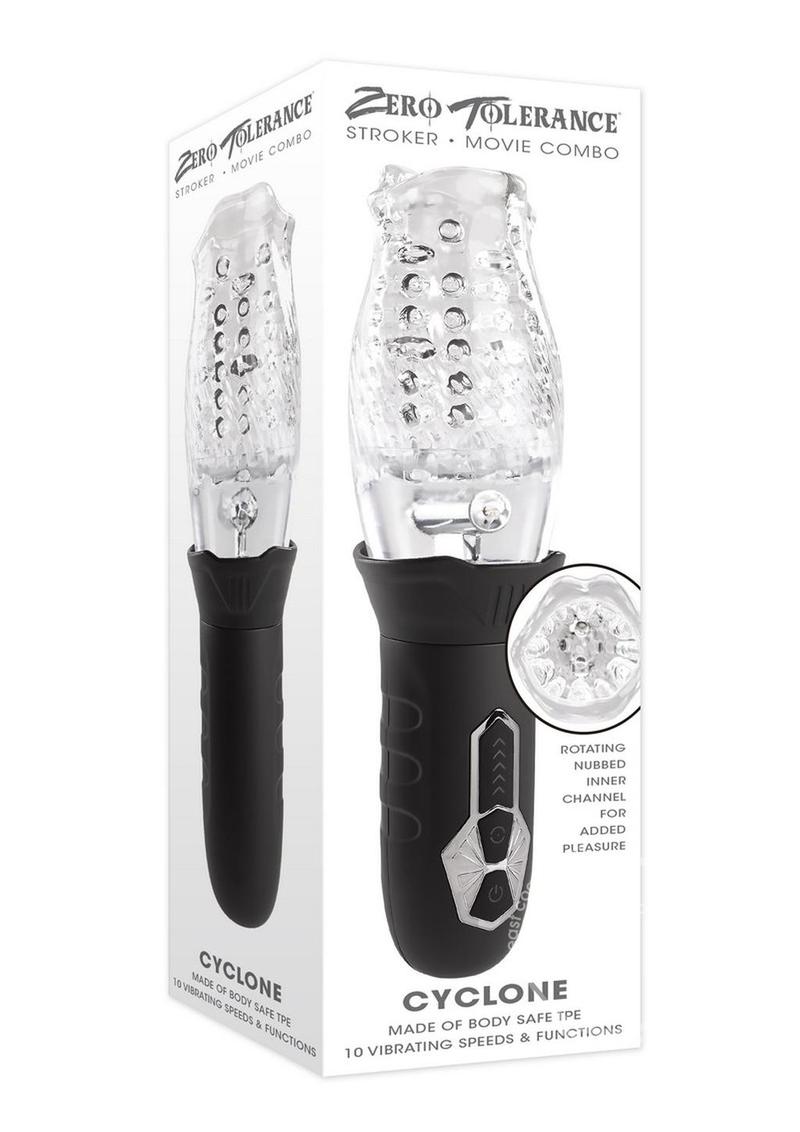 Zero Tolerance Cyclone Rechargeable Stroker - Clear/Black