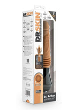 Load image into Gallery viewer, Dr. Skin : Dr. Arthur - Rechargeable Thrusting Gyrating Vibrating Dildo 10.5in - Caramel
