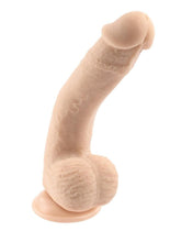 Load image into Gallery viewer, Selopa Natural Feel Flexskin Dildo 7in (in Chocolate &amp; Vanilla)
