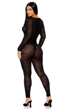 Load image into Gallery viewer, FORPLAY: That&#39;s The Spot Keyhole Cutout Leopard Jumpsuit
