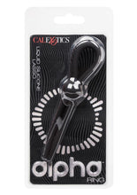 Load image into Gallery viewer, Alpha Liquid Silicone Lasso Cock Tie - Black
