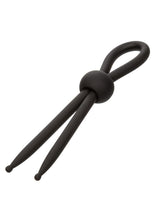 Load image into Gallery viewer, Alpha Liquid Silicone Lasso Cock Tie - Black
