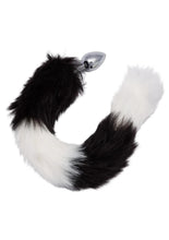 Load image into Gallery viewer, Running Wild Faux Fur Tail and Metallic Anal Plug [Available in 3 Different Colours]
