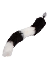 Load image into Gallery viewer, Running Wild Faux Fur Tail and Metallic Anal Plug [Available in 3 Different Colours]
