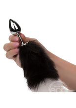 Load image into Gallery viewer, Running Wild Faux Fur Tail and Metallic Anal Plug [Available in 3 Different Colours]
