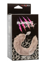 Load image into Gallery viewer, Running Wild Faux Fur Tail and Metallic Anal Plug [Available in 3 Different Colours]
