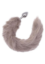 Load image into Gallery viewer, Running Wild Faux Fur Tail and Metallic Anal Plug [Available in 3 Different Colours]
