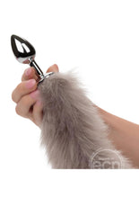 Load image into Gallery viewer, Running Wild Faux Fur Tail and Metallic Anal Plug [Available in 3 Different Colours]
