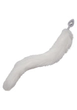 Load image into Gallery viewer, Running Wild Faux Fur Tail and Metallic Anal Plug [Available in 3 Different Colours]
