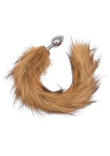 Load image into Gallery viewer, Running Wild Faux Fur Tail and Metallic Anal Plug [Available in 3 Different Colours]
