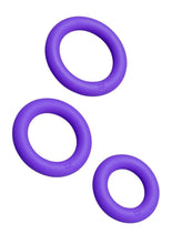 Load image into Gallery viewer, Romp Remix Trio Silicone Cock Rings (3 Piece) - Purple
