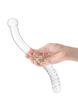 Load image into Gallery viewer, Glas 11”  Pelvic Glass Wand Double Ended - Clear

