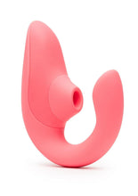 Load image into Gallery viewer, Womanizer Blend Rechargeable Silicone Vibrator with Clitoral Stimulator - Vibrant Rose
