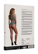 Load image into Gallery viewer, Le Desir Duo Net Key Hole Bra Set - O/S - Blue
