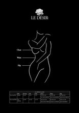 Load image into Gallery viewer, Le Desir Contrast Suspender Bodystocking - O/S - Black
