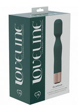 Load image into Gallery viewer, LoveLine Glamour Silicone Rechargeable 10 Speed Mini Wand - Blue
