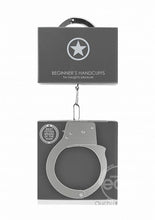 Load image into Gallery viewer, Ouch! Beginners Handcuffs Metal - Silver
