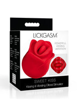 Load image into Gallery viewer, Lickgasm : Sweet Kiss - Kissing &amp; Vibrating Rechargeable Silicone Clitoral Stimulator
