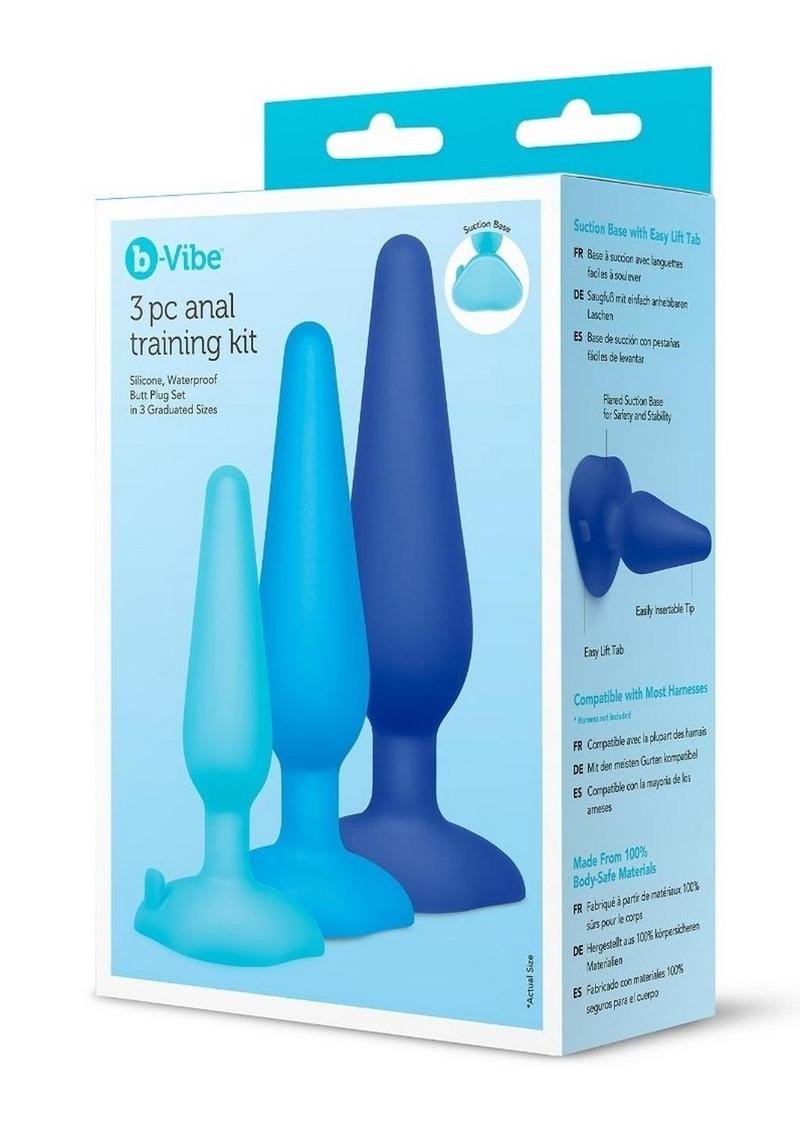 B-Vibe Anal Silicone Training Kit (3 Piece)
