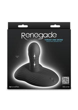 Load image into Gallery viewer, Renegade Thrust &amp; Grind Rechargeable Silicone Vibrator - Black
