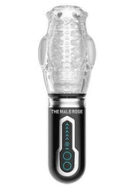Load image into Gallery viewer, The Male Rose 3 Rechargeable Thrusting Rotating Masturbator - Black/Clear
