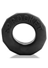 Load image into Gallery viewer, Oxballs : Atomic Jock Sprocket Super Stretchy Cock Ring Night Edition - Black
