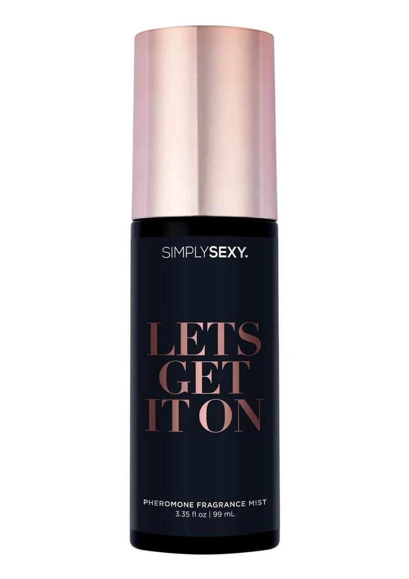 Simply Sexy Pheromone Body Mist Let's Get It On 3.35oz